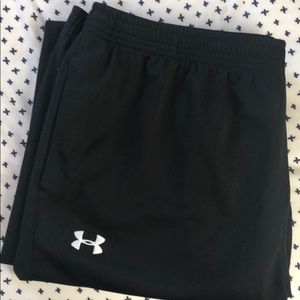 Black Loose Under Armor Heat Gear Sweat Pants